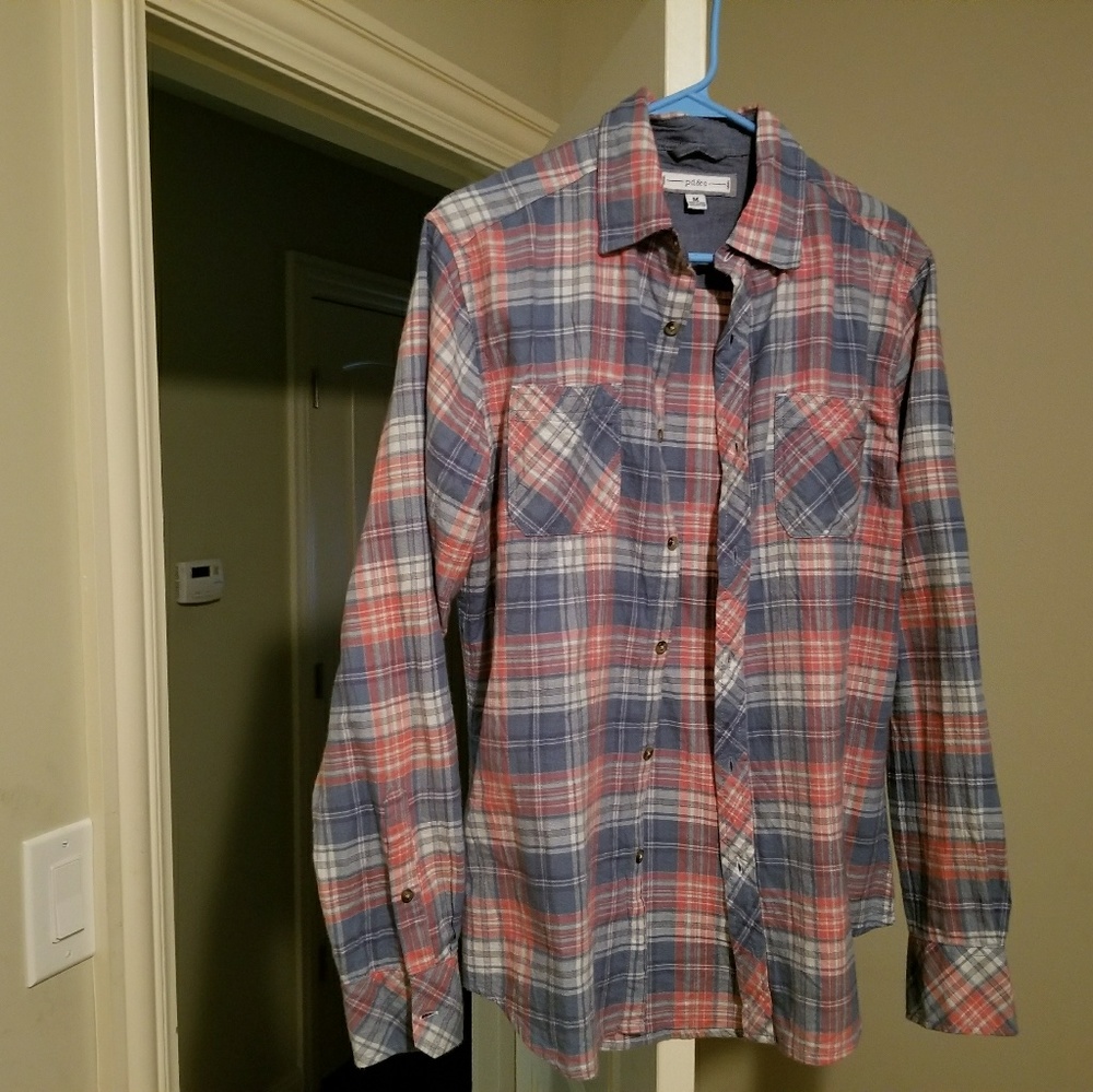 Mens plaid long sleeve.